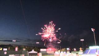 Fireworks Show  July 5 2015 [upl. by Elpmid]