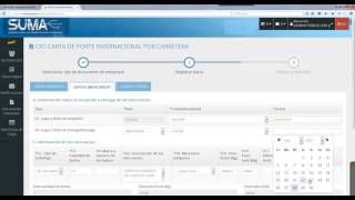 Elaboración del Documento de Embarque Carretero CRT o CPIC [upl. by Nimrac]