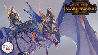 Cold One to a Dragon Fight  Total War Warhammer 2  Online Battle 86 [upl. by Nawd]