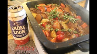 SMOKE ROOM PORTER STEW  Bonitas Kitchen [upl. by Olra]