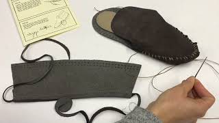 How to Assemble High Country Leather Moccasins [upl. by Ocker]