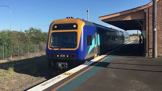 NSW Trains Explorer 2526 departs Moree [upl. by Aynotel813]