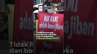 EKS KARYAWAN FINTECH TUNTUT GAJI DAN BONUS YANG BELUM DIBAYAR jogja infojogja jogjatv [upl. by Jed]