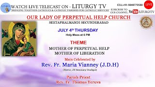 FrMaria Vianney JDH7th Day of NovenaHoly Mass6pmAnnual Feast Our Lady of Perpetual Help4724 [upl. by Egiedan389]