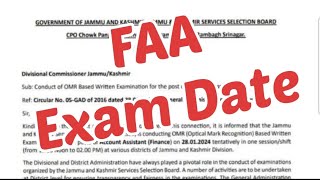 FAA Exam Date [upl. by Torrance]