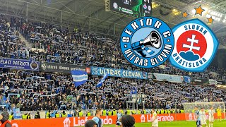 ŠK Slovan Bratislava  SK Sturm Graz  Ultras Slovan Pressburg  Sektor C  220224 [upl. by Tobit]