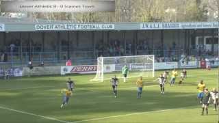 Dover Athletic FC vs Staines Town FC Highlights [upl. by Slemmer333]