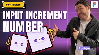 ¡CREA un INCREMENT NUMBER funcional en Figma en segundos para ECOMMERCE ⚡ Tutorial Express [upl. by Nylsoj]