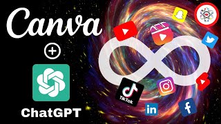 Chat GPT  Canva  Créer du contenu à lINFINI pour tes Réseaux Sociaux [upl. by Sopher899]