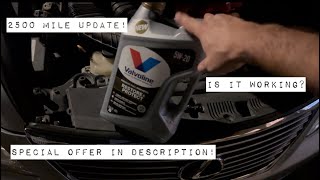 Does Valvoline Restore and Protect actually work 2500 mile update [upl. by Fesoy82]