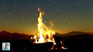 Cozy Campfire 🔥 Relaxing Fireplace Sounds 🔥 Burning Fireplace amp Crackling Fire Sounds NO MUSIC [upl. by Nivets]