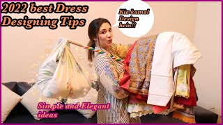 Dress Designing Tips  Simple Summer Design’s  2022 [upl. by Litch751]