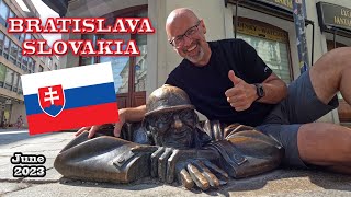 Backpacking Across Europe 2023  Part 12  Bratislava Slovakia [upl. by Kcin]