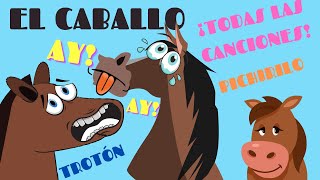 👉MIX DE LOS CABALLOS TROTÓN PICHIRILO Y El caballo camina🐴  canciones infantiles en español🇪🇸 [upl. by Einnej]