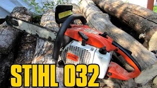 Stihl 032av Chainsaw Review amp Test Cut [upl. by Axela]