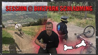 SCHLÜSSELBEIN GEBROCHEN I Session Bikepark Schladming [upl. by Eldrida]