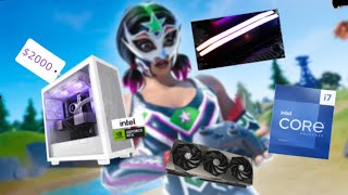 UNBOXING 2000 DOLLAR Gaming PC NZXT PLAYER PC 770 EDITION  Ft FPS Testing on fortnite [upl. by Denver906]