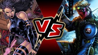 Psylocke VS Grifter  BATTLE ARENA [upl. by Eleanora]