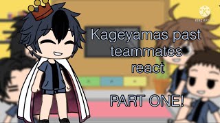 Kageyamas past teammates react to… Part 1 Kagehina anime season 4 spoilers [upl. by Eenat]