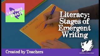 13 Literacy  Stages of Emergent Writing [upl. by Parhe]