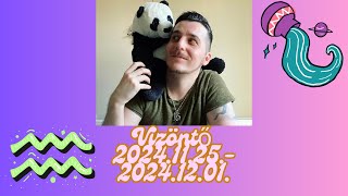 ♒️🌬️Vízöntő jegyek heti előrejelzés🌬️♒️ 2024112520241201 vízöntő tarot tarotreading [upl. by Eichman]