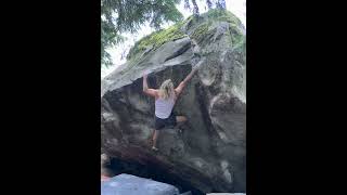 Master Plan V7 Squamish Bouldering bouldering [upl. by Hannaj936]