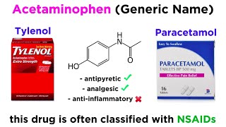 AcetaminophenParacetamol Tylenol [upl. by Gerri]