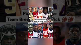 Pick An Offense Brees vs Vick nfl nflfootball nflpicks [upl. by Sharia998]