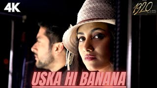 Lyrical Uska Hi Banana  1920 Evil Returns  Arijit Singh  Aftab Shivdasani Tia Bajpai [upl. by Nylitak]