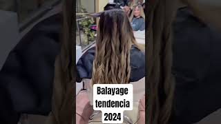 Balayage tendencia 2024 blond cabello blonde hair balayage hairstyle pelo belleza [upl. by Ticon]