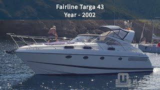 Fairline Targa 43  2002  Mediterranean Spec Walkthrough [upl. by Yecnay]