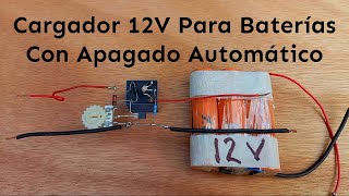 Cargador Para Baterías 12V Con Apagado Automático 18650 [upl. by Rollin832]