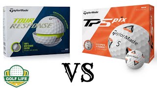 TAYLORMADE TP5PiX vs TOUR RESPONSE  ON COURSE REVIEW [upl. by Armahs931]