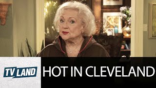 Betty White is a Cleveland Browns Superfan  Hot in Cleveland  TV Land [upl. by Lyj75]