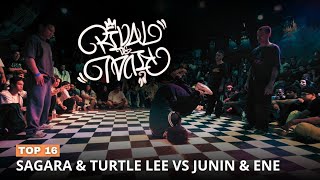 SAGARA amp TURTLE LEE VS JUNIN amp ENE TOP 16  RIVAL VS RIVAL 2024 [upl. by Ennove280]