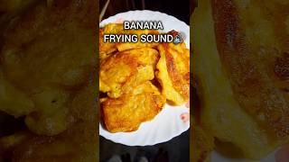 Watch this amazing banana frying sound ASMR video  short bananafry fryingsounds asmrvideo [upl. by Pich278]