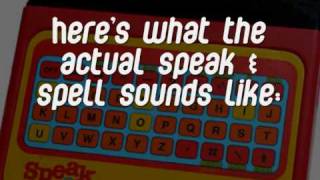 Recreating the Speak amp Spell voice [upl. by Golding761]