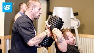 Bodybuilding Delts amp Triceps Workout  Dorian Yates Blood amp Guts [upl. by Leora]