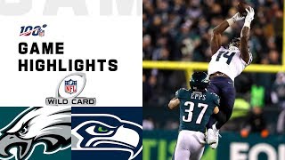 Seahawks vs Eagles Wild Card Round Highlights  NFL 2019 Playoffs [upl. by Daniyal]