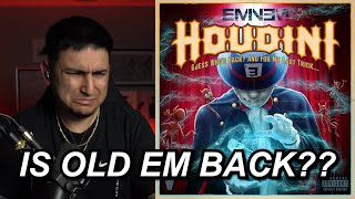 FINALLY EMINEM HOUDINI OFFICIAL VIDEO FIRST REACTION [upl. by Ardnalahs]