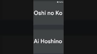 Oshi no ko ai hoshino song [upl. by Eimmij]