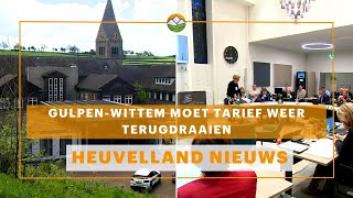 Heuvelland Nieuws GulpenWittem moet tarief weer terugdraaien [upl. by Aniratak]