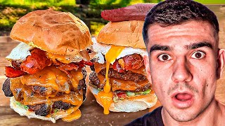 ¡La HAMBURGUESA MÁS FAMOSA de INTERNET Paro Cardíaco [upl. by Idner]