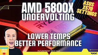 Ryzen 5800x Undervolt Bios Settings [upl. by Bland770]