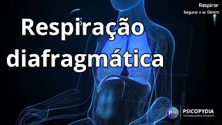 Respiração diafragmática curta  ansiedade e stress [upl. by Sairahcaz365]