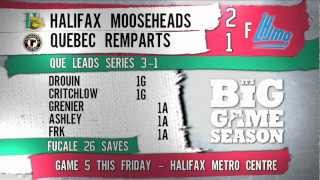 Game 4 Highlights  Halifax Mooseheads vs Quebec Remparts [upl. by Solberg]