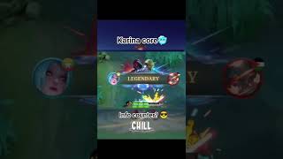 Karina  mobile legends  please tell me how to counter karina 🔥 mobilelegends mlbb montage [upl. by Yenahteb]