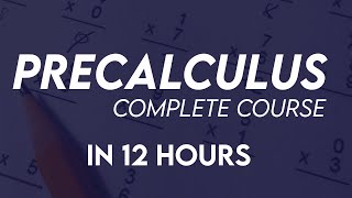 Precalculus crash course  precaculus Complete Course [upl. by Durwin]