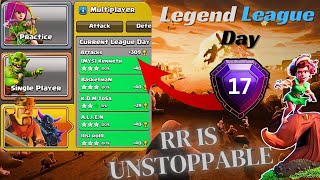 LIVE LEGEND ATTACKS  DAY 17  TROPHY PUSHING 🏆 coc clashofclans 69gamingnepal [upl. by Bernstein]