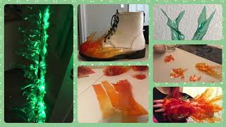 How to dye transparent Worbla [upl. by Heiney]